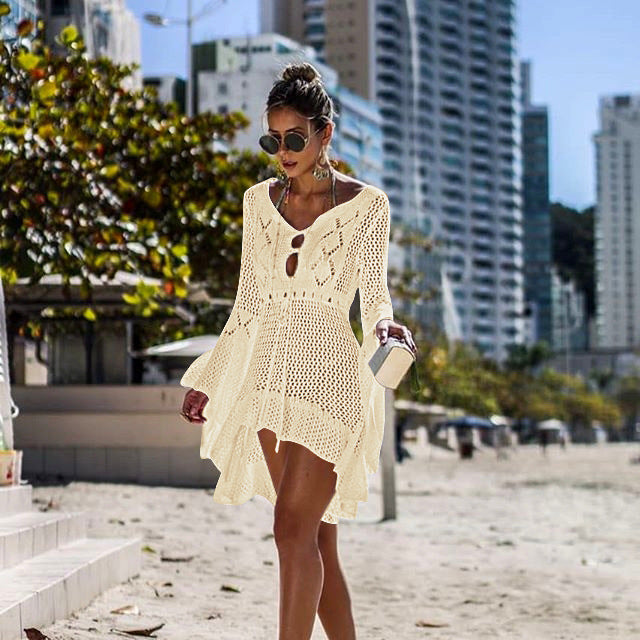 Bikini Women Swimsuit Cover-up Beach Bathing Dress
