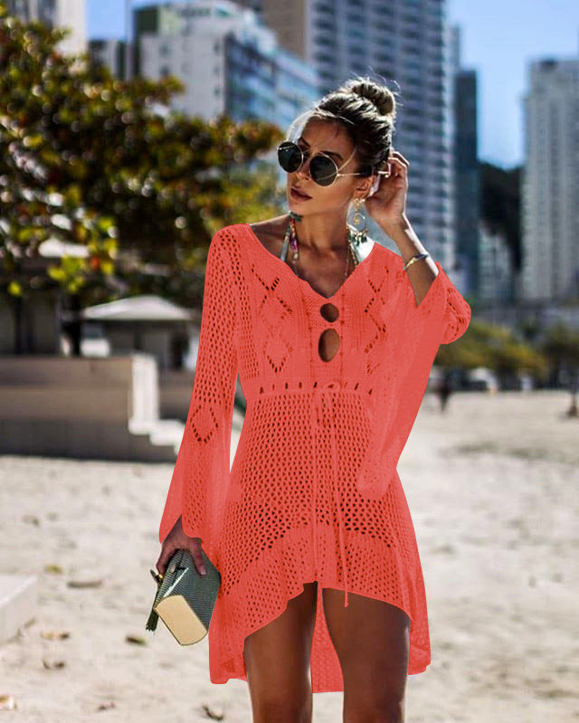 Bikini Women Swimsuit Cover-up Beach Bathing Dress