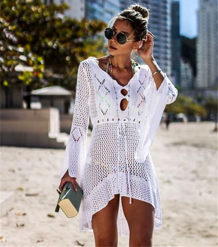 Bikini Women Swimsuit Cover-up Beach Bathing Dress