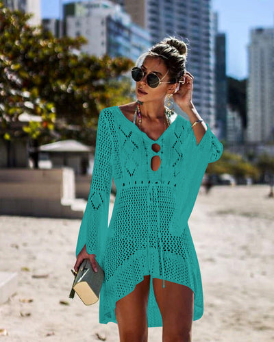 Bikini Women Swimsuit Cover-up Beach Bathing Dress
